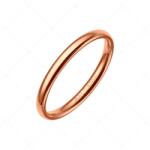  BALCANO - Simply / Vékony karikagyűrű, 18K rozé arany bevonattal / 74 mm