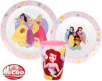 Stor Disney Hercegnők True étkészlet, micro műanyag szett STF11153