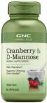 GNC Herbal Plus Merisor si D-Manoza cu Vitamina C, 60 cps, GNC