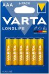 VARTA Set 6 baterii alcaline LONGLIFE AAA LR03 6buc VARTA (BAT0241) Baterii de unica folosinta