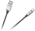 REBEL Cablu USB 3.0 - USB TYPE C 2m flexibil gri Rebel RB-6011-200-B (RB-6011-200-B)
