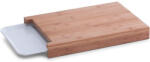 Zeller Tocator cu tava Zeller, bambus, 38x26x4.5 cm, maro (ZE-25259) Tocator