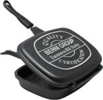 Berni Group Tigaie grill dubla Berni Group-Sanity Stone, 32x24x7.5 cm, aluminiu, antracit (BE-P100I)