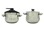 OMS Collection Set 2 oale sub presiune Oms Collection, otel inoxidabil 18 10, argintiu (OMS-5029)