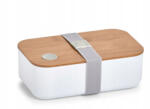 Zeller Present Cutie pranz Zeller, plastic bambus, 19.3x11.8x6.8 cm, 750 ml, alb maro (ZE-14730)
