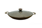 OMS Collection Tigaie wok OMS-Granite, aluminiu granit, 30x6 cm, maro (OMS-3228M)