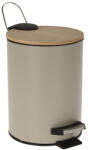 Bathroom Solutions Cos gunoi Bathroom Solutions, polipropilena bambus, 17x24 cm, 3 l, crem (KO-170484210C) Cos de gunoi