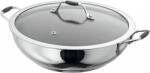Stellar Tigaie wok Stellar-James Martin, otel inoxidabil 18 10, 42.2x34.5x15.4, argintiu (HO-JM78NS)