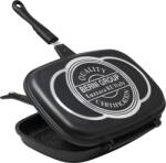 Berni Group Tigaie grill dubla Berni Group-Sanity Stone, 36x25x7.5 cm, aluminiu, antracit (BE-P103I)