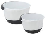 Excellent Houseware Set doua boluri mixare servire Excellent Houseware, polipropilena, alb negru (KO-Y54600320) Castron