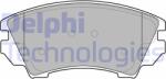 DELPHI LP2081 Set placute frana, frana disc