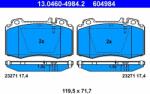 ATE 13.0460-4984.2 Set placute frana, frana disc