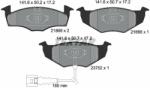 TEXTAR 2186801 Set placute frana, frana disc