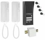 Eura-Tech Interfon "COSMO" CYFRAL'' set de 2 localizatoare negru, cititor RFID C41A275