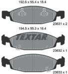TEXTAR 2363101 Set placute frana, frana disc