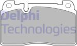 DELPHI LP2491 Set placute frana, frana disc
