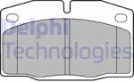 DELPHI LP415 Set placute frana, frana disc