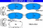 ATE 13.0460-5797.2 Set placute frana, frana disc