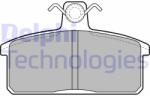 DELPHI LP1201 Set placute frana, frana disc