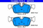 ATE 13.0460-7315.2 Set placute frana, frana disc