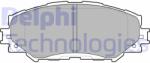 DELPHI LP2002 Set placute frana, frana disc