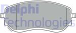 DELPHI LP3401 Set placute frana, frana disc