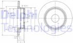 DELPHI BG2510 Disc frana