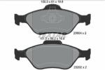 TEXTAR 2360406 Set placute frana, frana disc