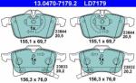 ATE 13.0470-7179.2 Set placute frana, frana disc