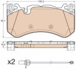 TRW GDB1977 Set placute frana, frana disc