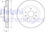 DELPHI BG4770C Disc frana