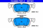 ATE 13.0460-7301.2 Set placute frana, frana disc