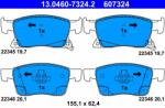 ATE 13.0460-7324.2 Set placute frana, frana disc