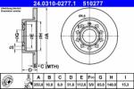 ATE 24.0310-0277.1 Disc frana