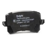 DELPHI LP3247 Set placute frana, frana disc