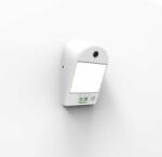 LUTEC Kinkiet zewnętrzny MIMO biały, satynowy LED zintegrowany 18W 3000K 1200lm IP44 z czujnikiem ruchu, kamerą, głośnikiem i mikrofonem Lutec