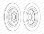 FERODO DDF1588C Disc frana
