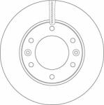 TRW DF6446 Disc frana