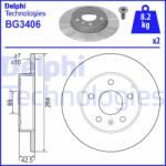 DELPHI BG3406 Disc frana