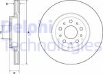DELPHI BG4797C Disc frana