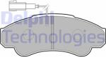 DELPHI LP1751 Set placute frana, frana disc