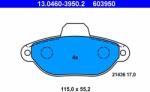 ATE 13.0460-3950.2 Set placute frana, frana disc