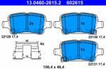 ATE 13.0460-2615.2 Set placute frana, frana disc