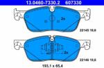 ATE 13.0460-7330.2 Set placute frana, frana disc
