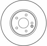 TRW DF2812 Disc frana