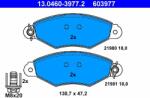 ATE 13.0460-3977.2 Set placute frana, frana disc