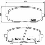 BREMBO P30032 Set placute frana, frana disc