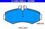 ATE 13.0460-3980.2 Set placute frana, frana disc