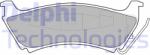 DELPHI LP1501 Set placute frana, frana disc