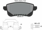 TEXTAR 2210301 Set placute frana, frana disc